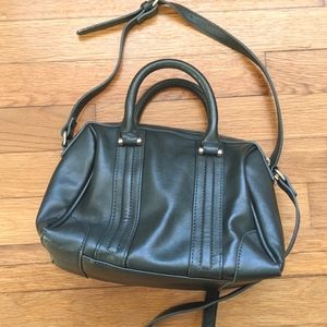 Faux leather crossbody bag